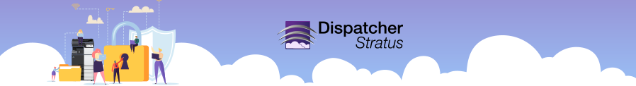 Nonsensical cartoon-style abstraction depicting Dispatcher Stratus features.