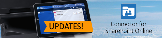 Updates to the SharePoint Online app in Konica Minolta MarketPlace